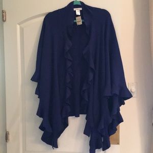 Coldwater Creek Sweaters - Ruffle front Coldwater creek wrap Coldwater Creek Sweaters - Ruffle front Coldwater creek wrap